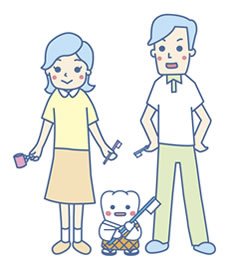 小さなお子様連れのママさん、パパさんも安心して治療が受けられます!